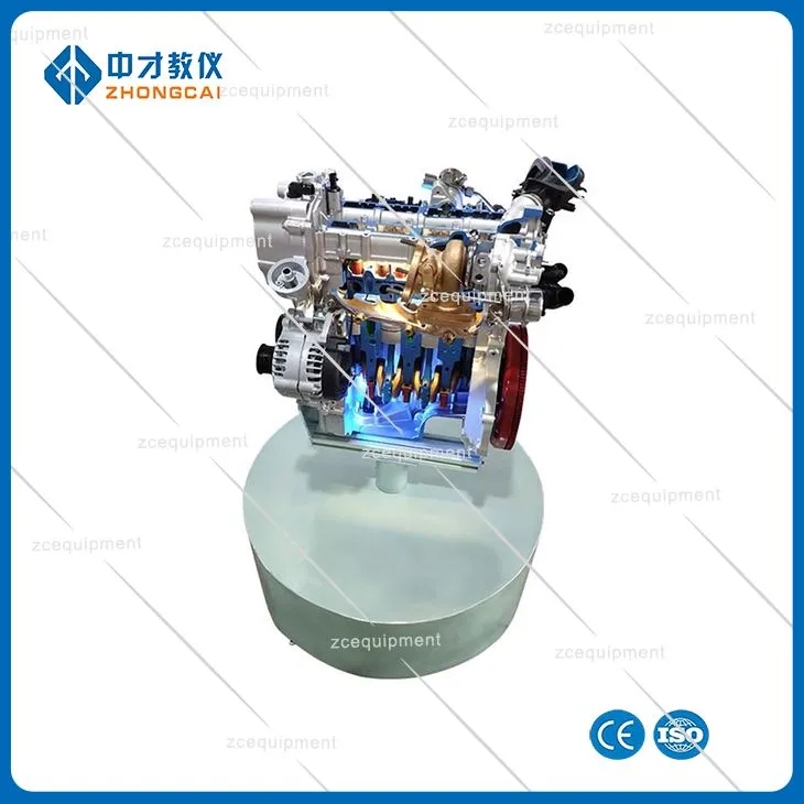 Motor híbrido cortado